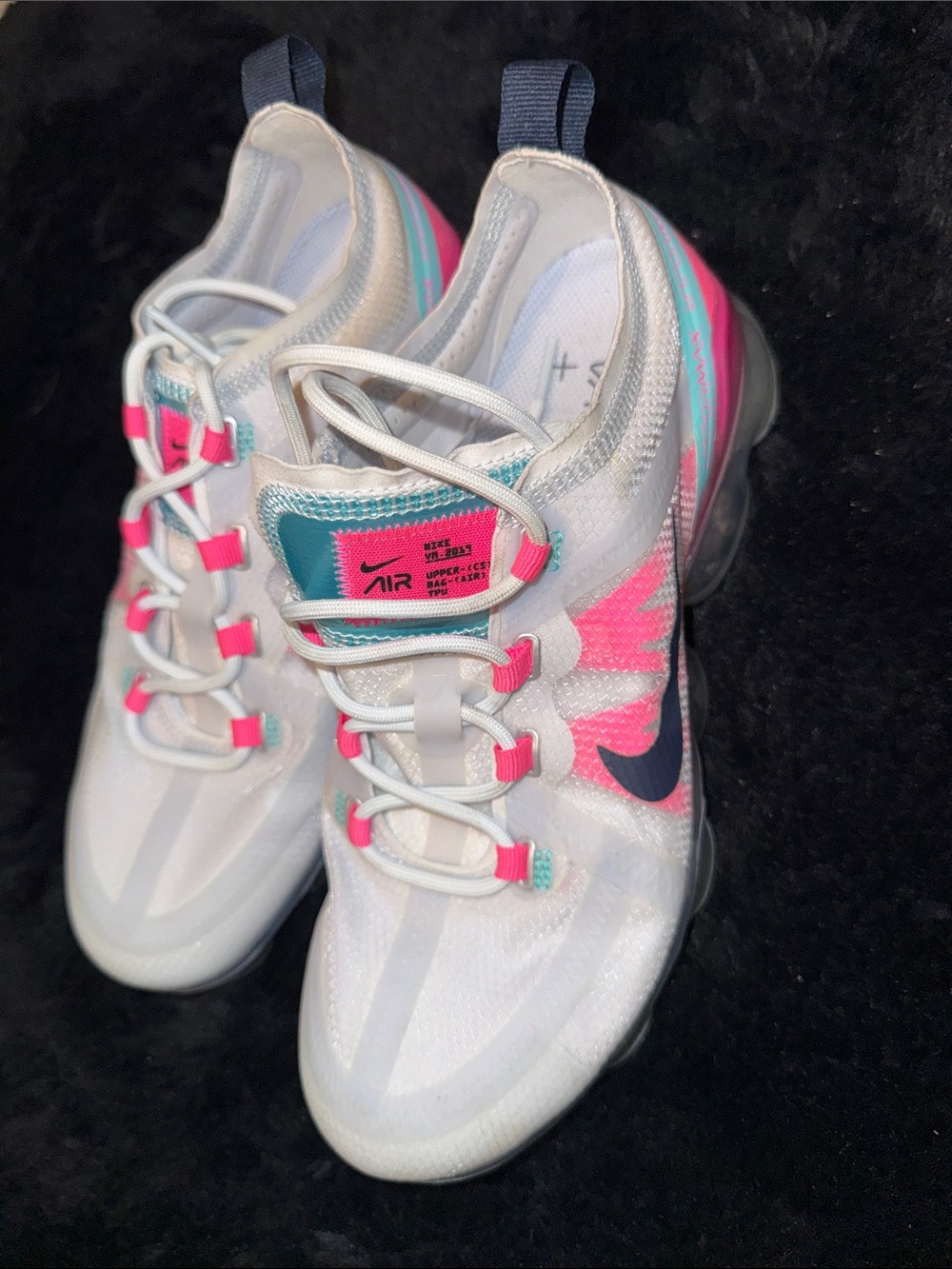 Women's Size 9Description:👟 Nike Women's Air VaporMax 2019 "Grey Pink"